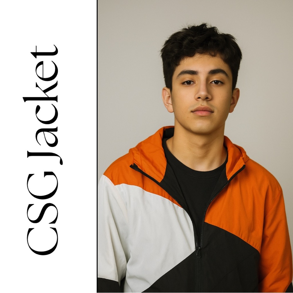 🧥 CSG Colorblock Windbreaker Jacket | Size M